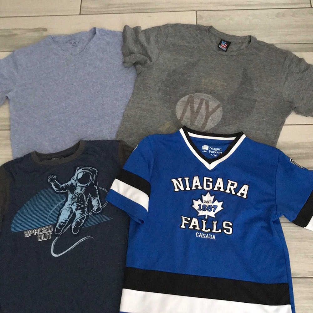 Big Boys Tops and  Tees Bundle of 4 | L 14-16